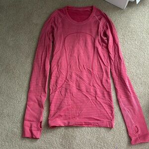 Lululemon pink long sleeve